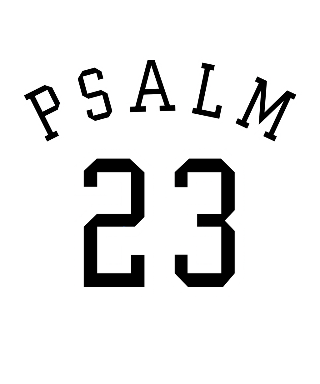 The Lord is my shepherd (Psalm23-back)